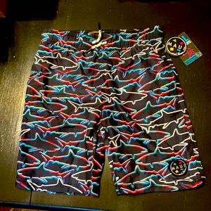 Maui and Sons Boys Romain Swim Trunk